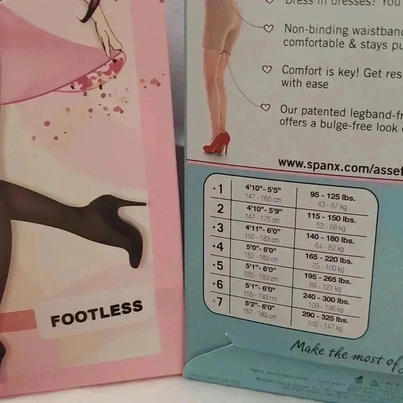 Spanx footless tights size 6 (b16) - Picture 3 of 4
